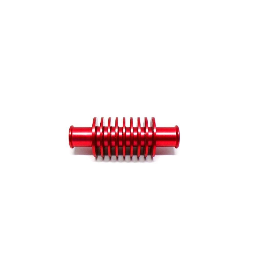 Disipador de calor 2T TPI, tamaño corto – rojo
