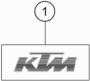 Despiece original completo de Kit Gráficos del modelo de KTM 1290 Super Adventure S Orange del año 2020